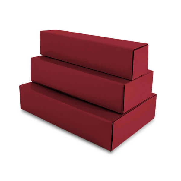 Lådor för vinflaskor 16x8x36cm Bordeaux (50 st) [FP-VWL003]