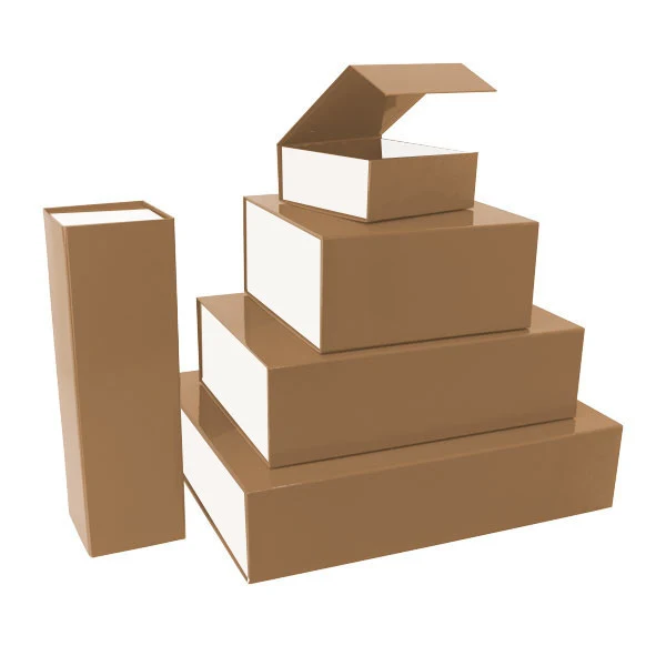 Magnetlådor 33x10x10cm Brun/vit (25 st) [FP-VPD089]