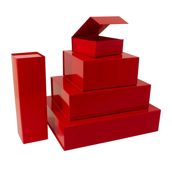 Magnetlådor 14x14,5x5,7cm Röd (25 st) [FP-VPD058]