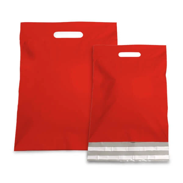 Plastförsändelsepåsar 30x40+7cm röd (250 st) [FP-VZQ034]