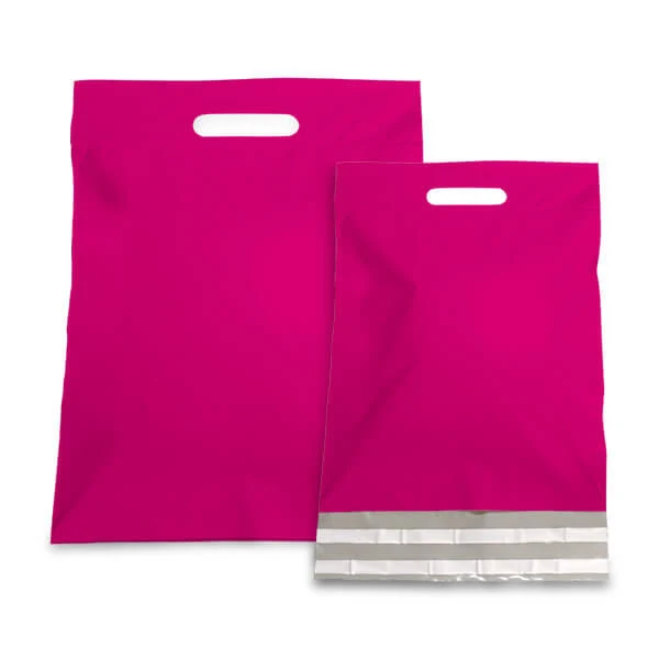 Plastförsändelsepåsar 30x40+7cm Fuchsia (250 st) [FP-VZQ030]