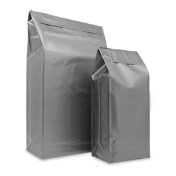 Plastförsändelsepåsar 38+14x67 cm silver (125 st) [FP-VZQ004]