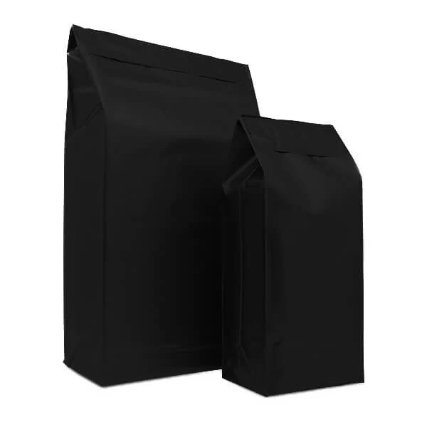 Plastförsändelsepåsar 20+14x47 cm svart (125 st) [FP-VZQ001]