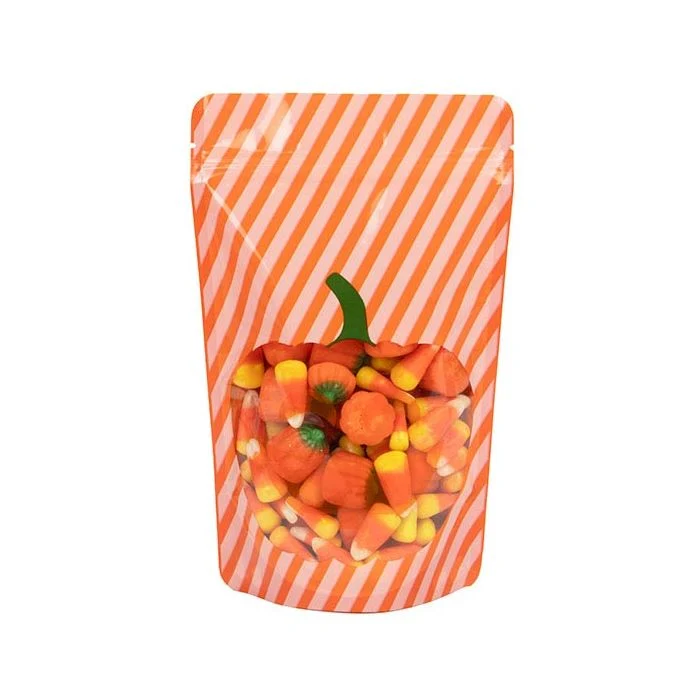 Stå upp påsar Orange pumkin 13x7,9x20,6cm (25 st) [ZBGW3P]