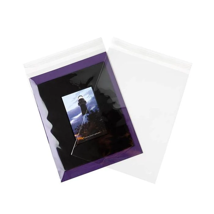 Plastpåsar 23.4x32.5cm genomskinliga och återförslutningsbara (100 st) [KO-30174]