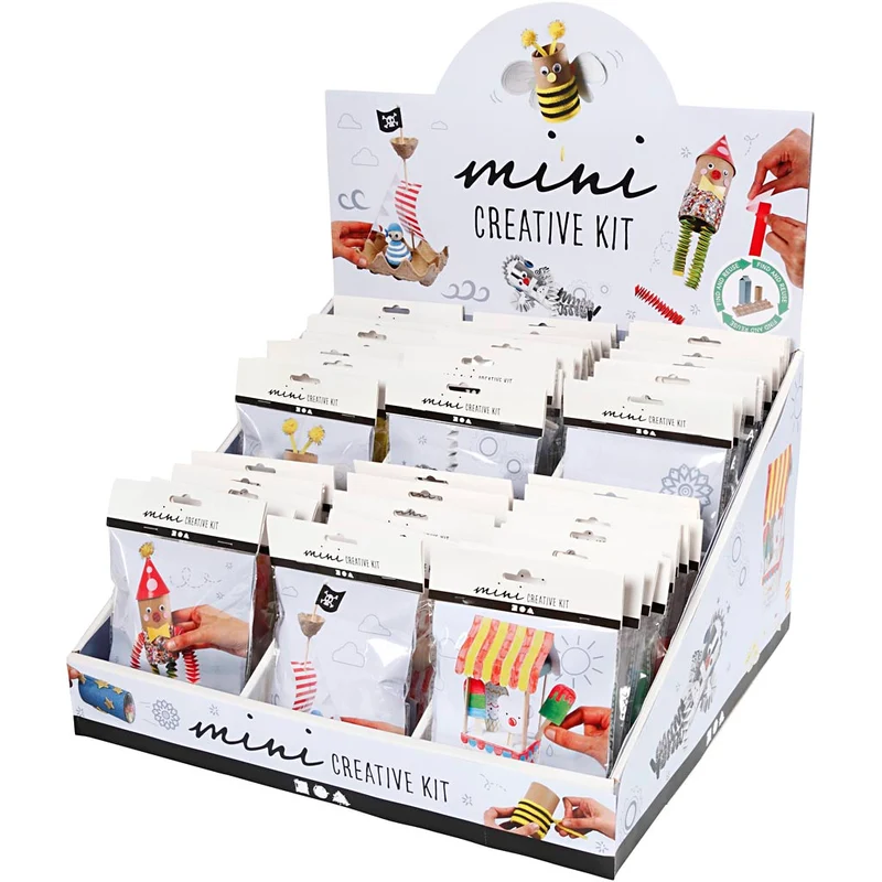 Bordsdisplay med Mini DIY Kit, 60 set/ 1 förp. [HOB-97743]