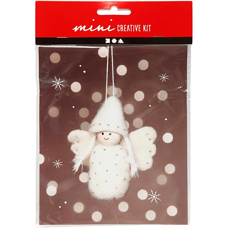 Mini DIY Kit, ängel, H: 10 cm, 1 förp. [HOB-977408]
