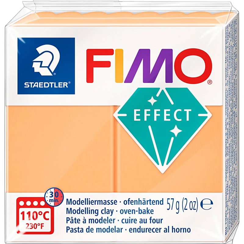 FIMO® Effect , neonorange, 57 g/ 1 förp. [HOB-78327]