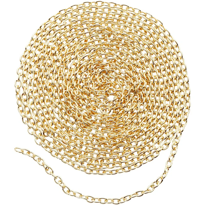 Kedja, B: 2 mm, förgylld, 20 m/ 1 förp. [HOB-61401]