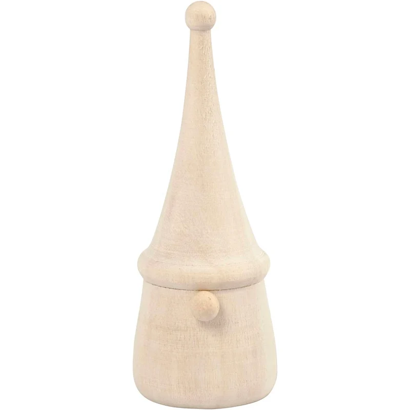 Skandinavisk tomtenisse, H: 8 cm, Dia. 3 cm, 1 st. [HOB-58052]