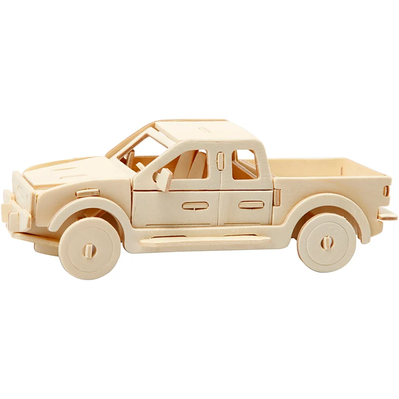 3D konstruktionsfigur, pickup, stl. 19,5x8x12 cm, 1 st. [HOB-580505]