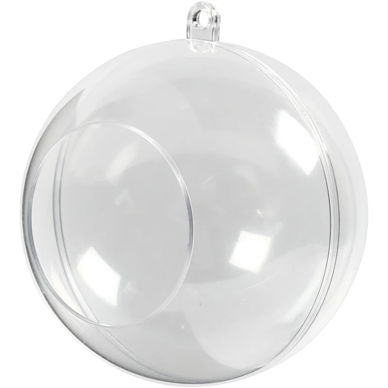 Dekokula med hål, Dia. 8 cm, Hålstl. 4,5 cm, 5 st./ 1 förp. [HOB-52139]
