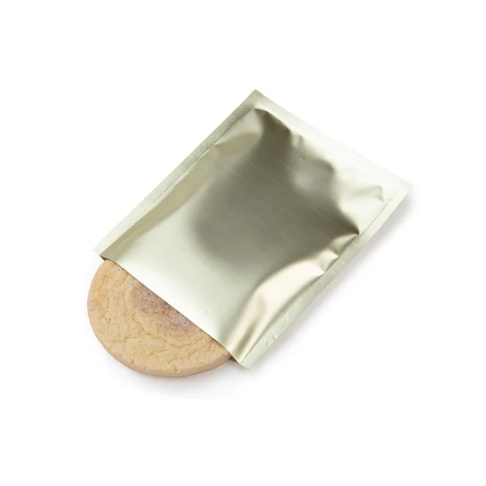 Enstaka barnskyddade påsar för engångsbruk Matte Gold 10,2x12,7cm (100 st) [CRB3G]