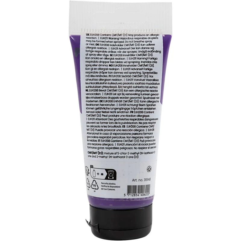Akrylfärg, halvblank, täckande, violet blue, 75 ml/ 1 flaska [HOB-35148]