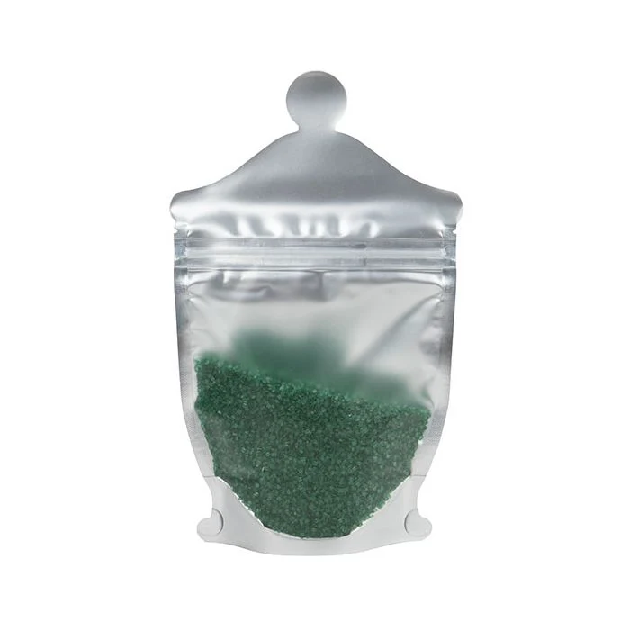 Apothecary Jar Shaped Pouch, Frosted Front Panel 14x6x22,9cm (100 st) [SP3FJ]