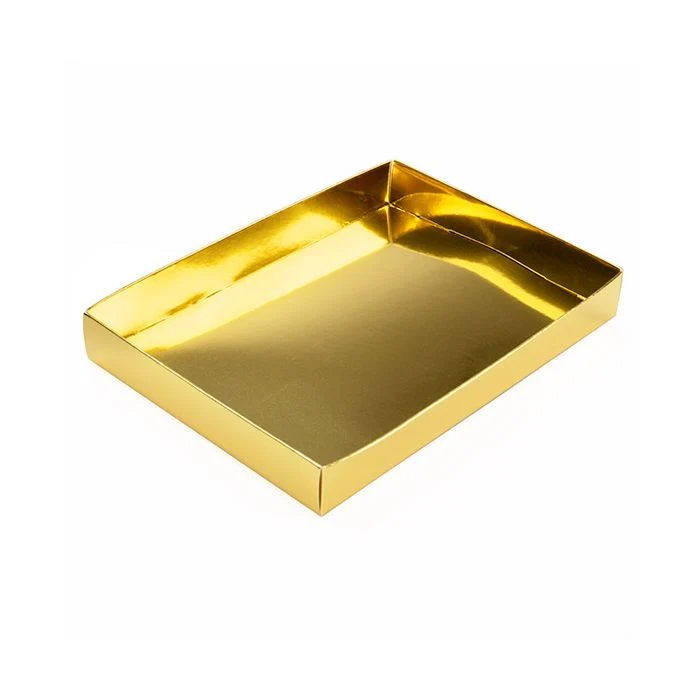 Papperslåda botten Shimmer Gold 13,7x2,5x19,1cm (25 st) [SG15]