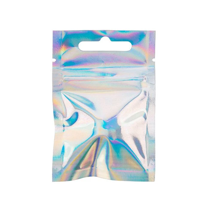 Blixtlåspåsar Holografisk 5,1x5,1cm (25 st) [HZBB9H]