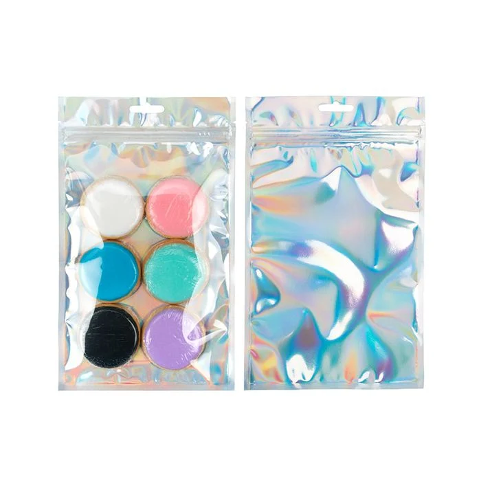 Blixtlåspåsar Holografisk/Transparent 15,2x22,9cm (25 st) [HZBB69CH]