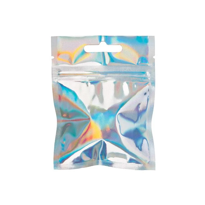 Blixtlåspåsar Holographic 7,6x7,6cm (25 st) [HZBB33H]