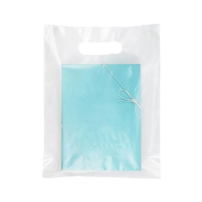 Handtagspåse frostat 2,25 Mil, 20% återvunnet innehåll 22,9x30,5cm (100 st) [H912FT1R]