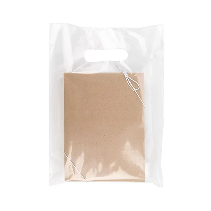 Handtagspåse Klart 2.25 Mil, 20% återvunnet innehåll 22,9x30,5cm (100 st) [H912CL1R]