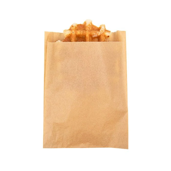 Fettsäkra påsar Kraft 14x2,9x19,1cm (100 st) [GPB4K]