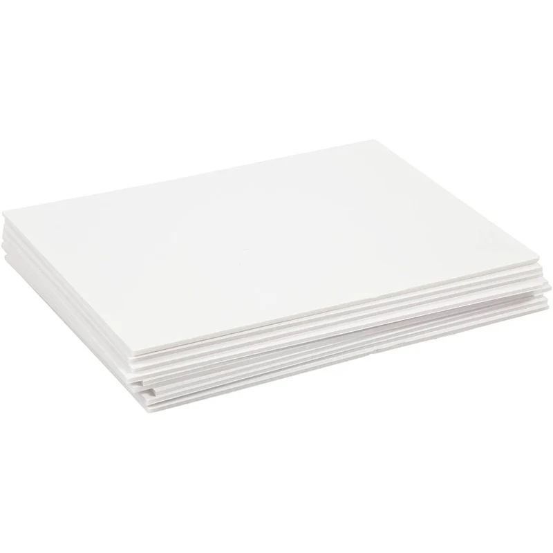 Skumkartong, A4, ark 210x297 mm, tjocklek 3 mm, vit, 10 ark/ 1 förp. [HOB-22085]