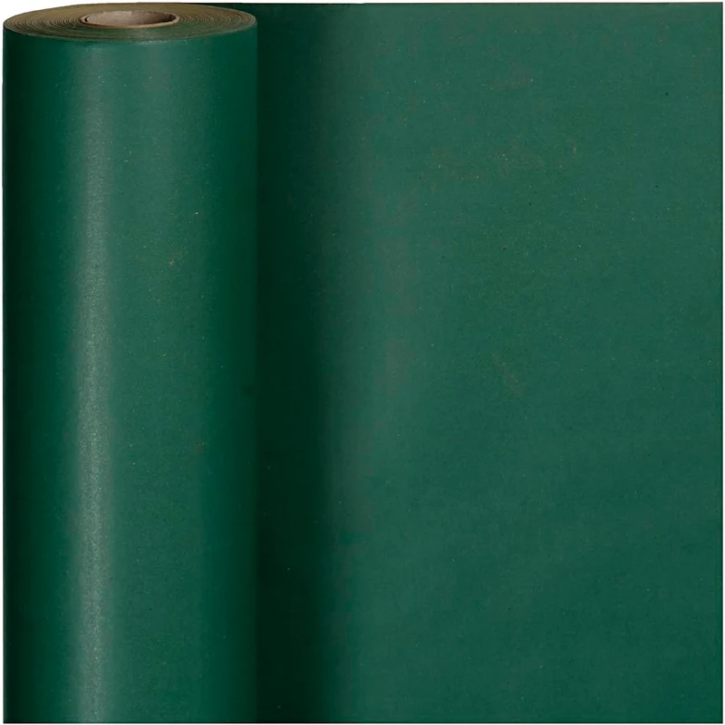 Presentpapper, B: 50 cm, 60 g, grön, 100 m/ 1 rl. [HOB-19889]
