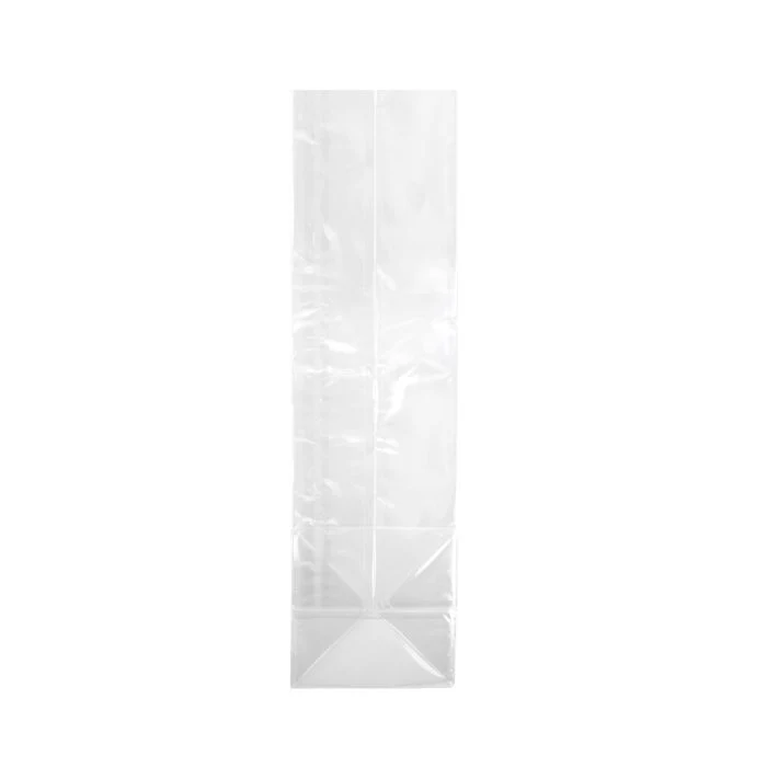 Blockbottenpåsar, klara 10x6x28cm (100 st) [FG128]