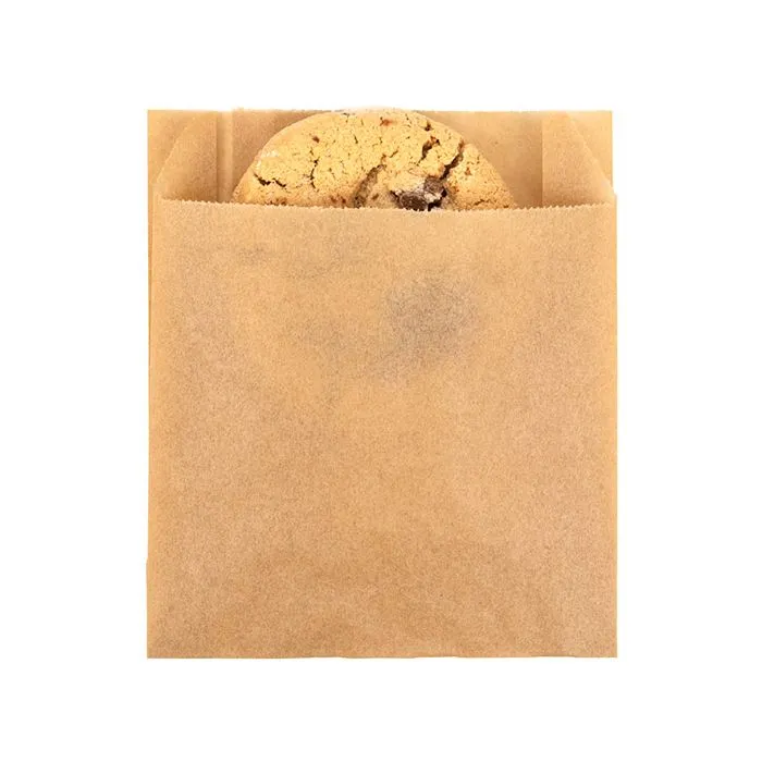 Fettsäkra påsar Kraft 10,2x2,9x11,4cm (100 st) [GPB2K]