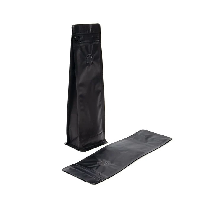 Blockbottom Coffee Bag Matte Black 7,9x6x26cm (50 st) [BBC1MB]