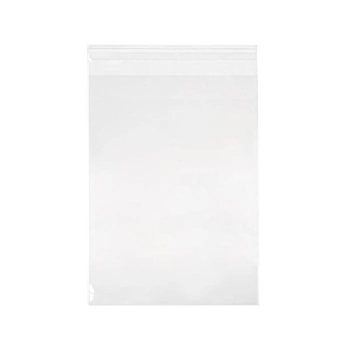 Plastpåsar 11,8x16,5+3cm kristallklara och återförslutningsbara (100 st) [B65NVL]