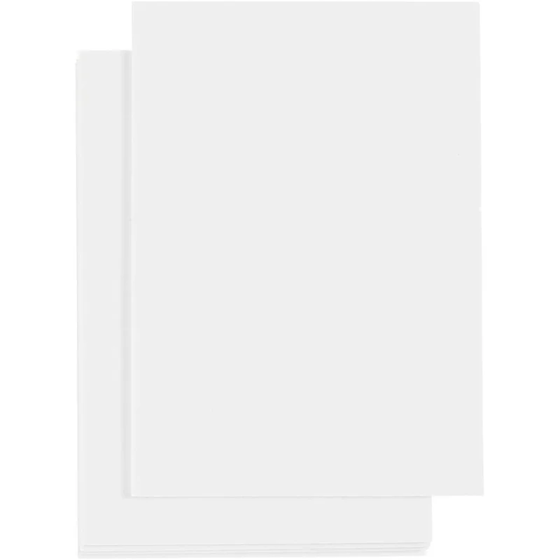 3D Skumark, A6, ark 105x148 mm, tjocklek 2 mm, vit, 5 ark/ 1 förp. [HOB-24659]