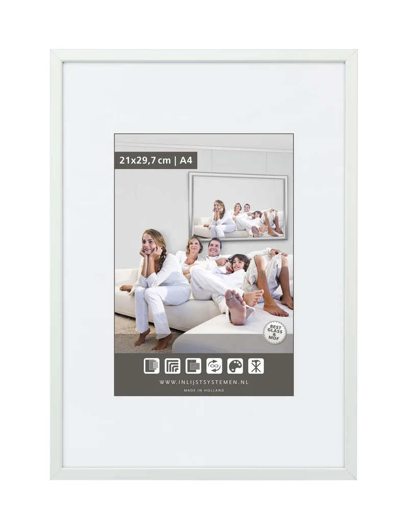Fotoram 13x18cm M125 Mat Silver (1 st) [MA-1250113182]