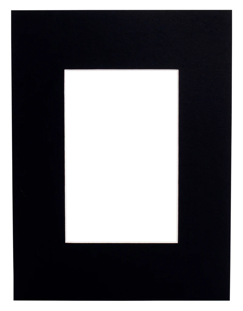 Monteringstavla 413 Svart 20x20cm med 12x12cm fönster (5 st) [MA-7441320201]