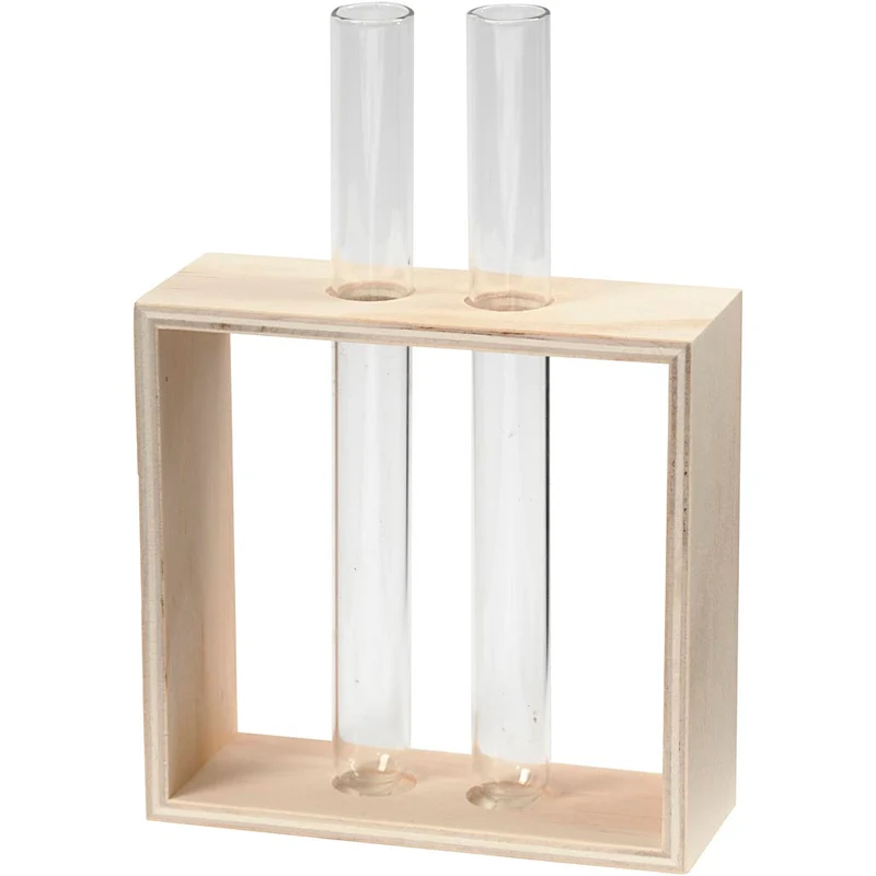 Provrörshållare, H: 10+15 cm, D: 4 cm, B: 10,5 cm, 1 st. [HOB-57962]