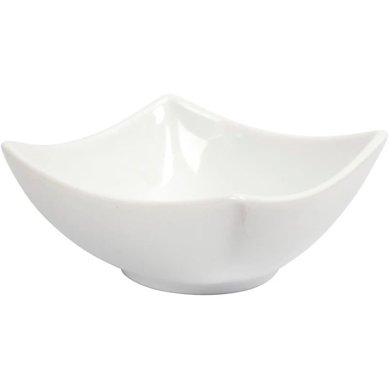 Skål, H: 4,5 cm, Dia. 10 cm, vit, 2 st./ 1 förp. [HOB-555230]