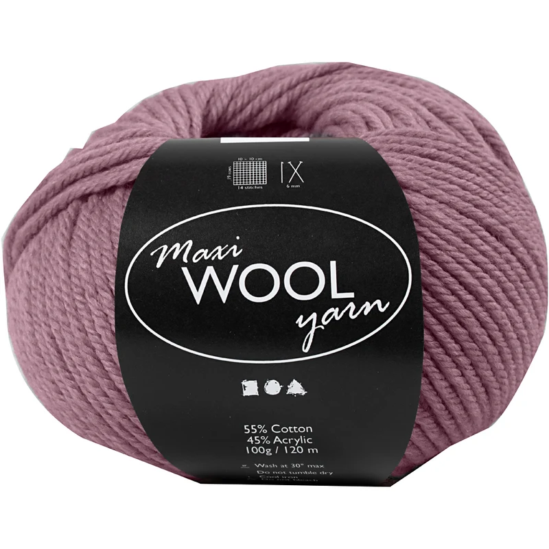 Ullgarn, L: 125 M, lavendel, 100 g/ 1 nystan [HOB-447408]