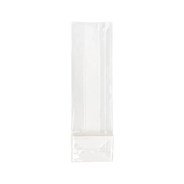 Plattbottenfickor med pappersinsats, 9 x 5,5 x 30,5 cm (50 st) [PFGPB16]