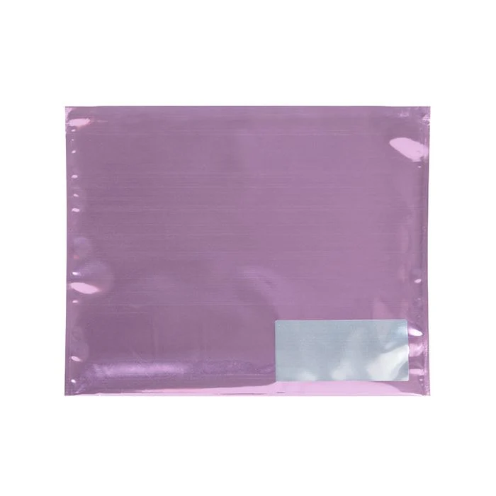 Metallic Pink Glamour Mailer + fönster 30,5 x 23 cm (100 st) [MMW129PK]