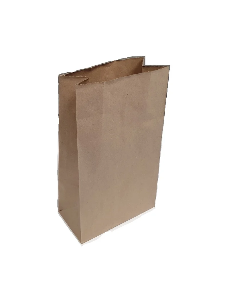 Blockbottenpåsar Kraft 60grs 17x8,5x28cm (100 st) [PABK1728]