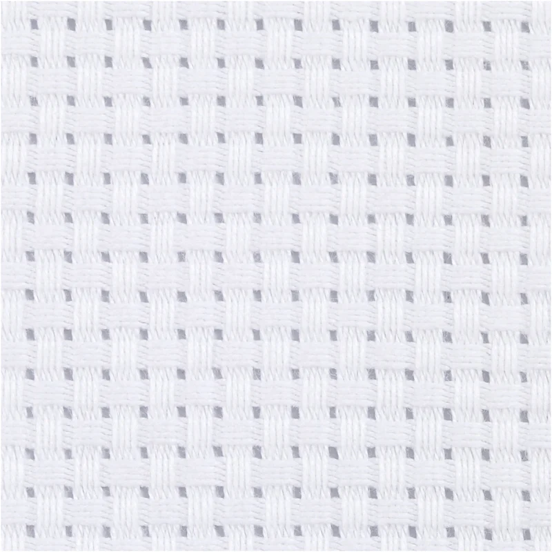 Aidatyg, stl. 50x50 cm, 35 rutor per 10 cm, vit, 1 st. [HOB-412634]