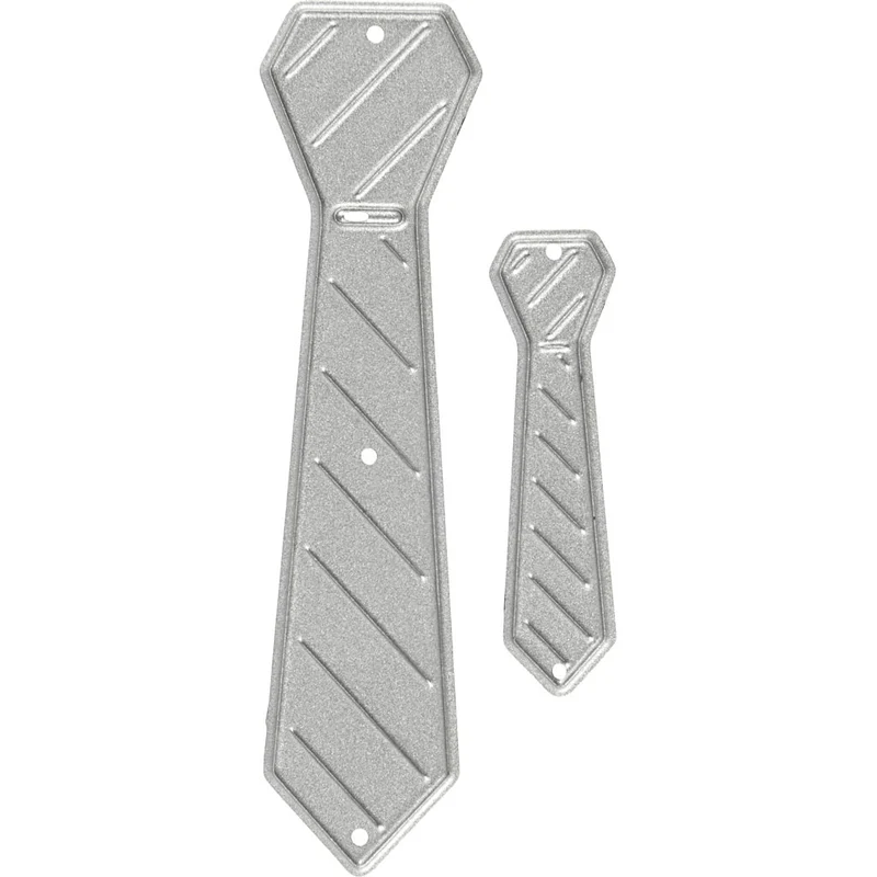 Skär och prägelschablon, slips, stl. 26x99+9x35 mm, 1 st. [HOB-118009]