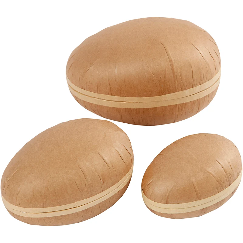 Tvådelade ägg, L: 12+15+18 cm, 3 st./ 1 förp. [HOB-54174]