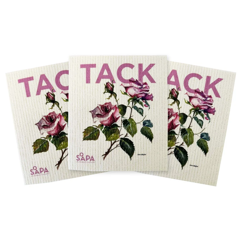 3-pack Tack-trasa, designad av Sara Idenfors