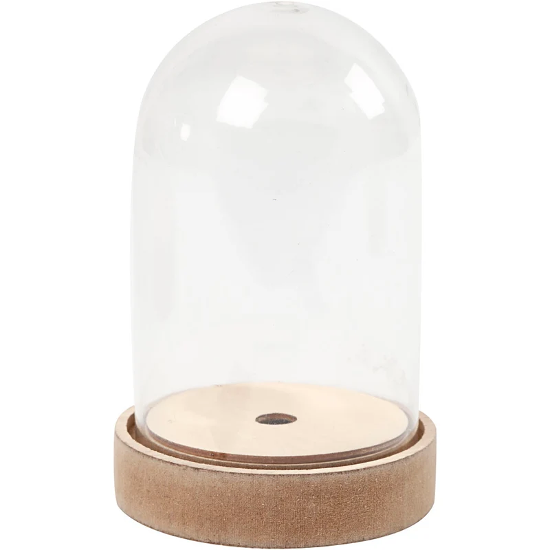 Kupa på träfot, H: 12,5 cm, Dia. 8 cm, 1 förp. [HOB-52161]