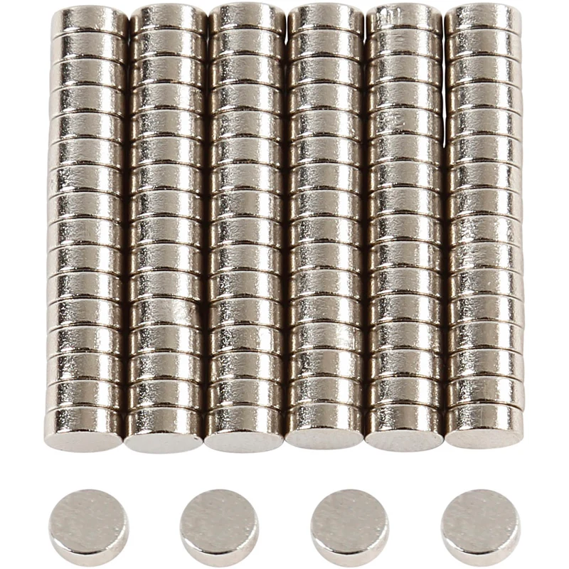 Stark magnet ”NdFeB” , Dia. 5 mm, tjocklek 2 mm, 100 st./ 1 förp. [HOB-51791]
