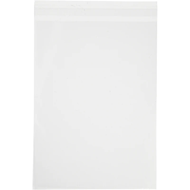 Cellofanpåsar, H: 23 cm, B: 16,8 cm, tjocklek 30 my, 50 st./ 1 förp. [HOB-23957]