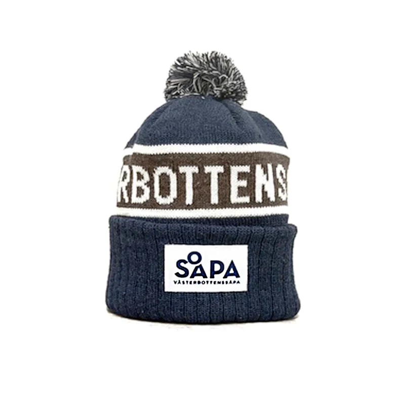 Mössa med toffs, toppluva Västerbottenssåpa