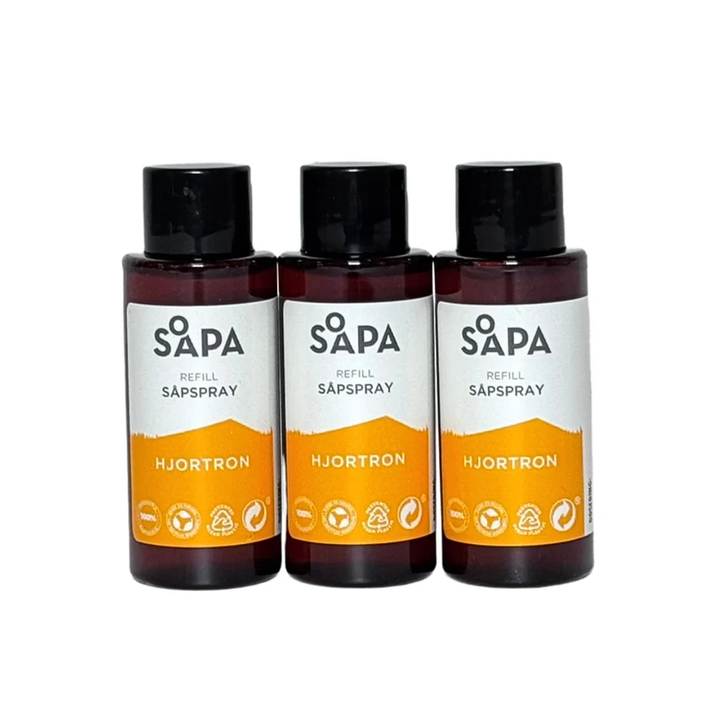 Refill Till Såpspray, Hjortron - 3 pack